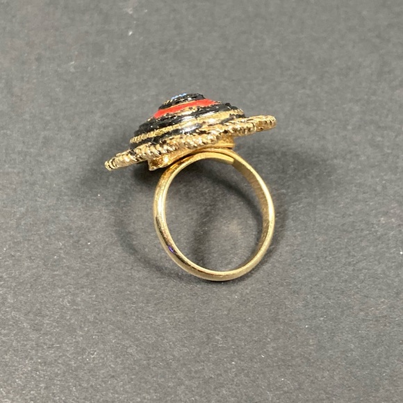 OLD VIENNA Sarah Cov Coventry Set Necklace & Detachable Brooch Ring Vintage - Picture 12 of 12